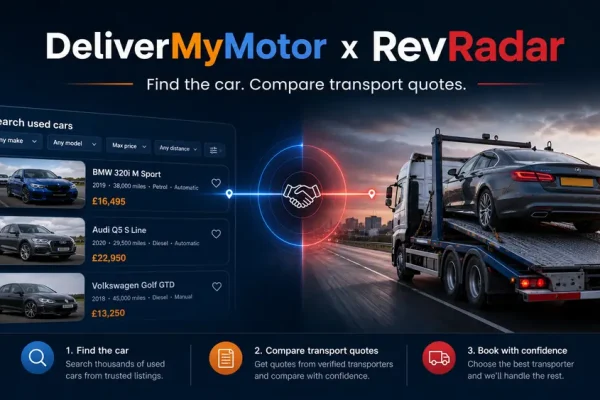 Delivermymotor partners with revradar