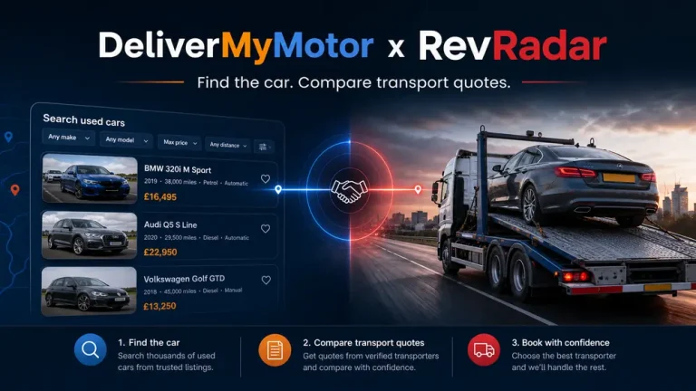 Delivermymotor partners with revradar