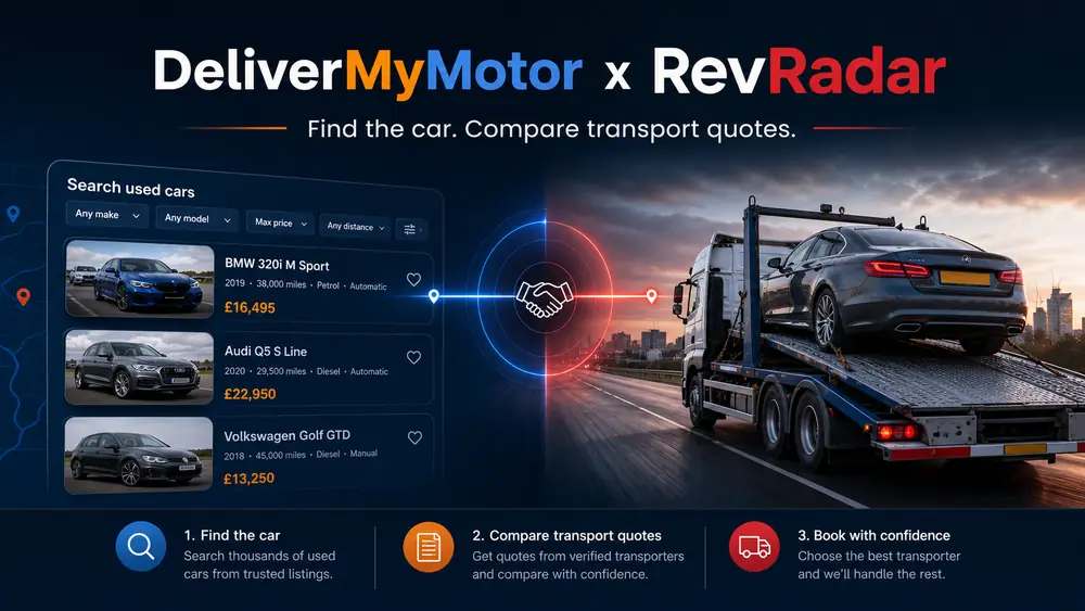 Delivermymotor partners with revradar