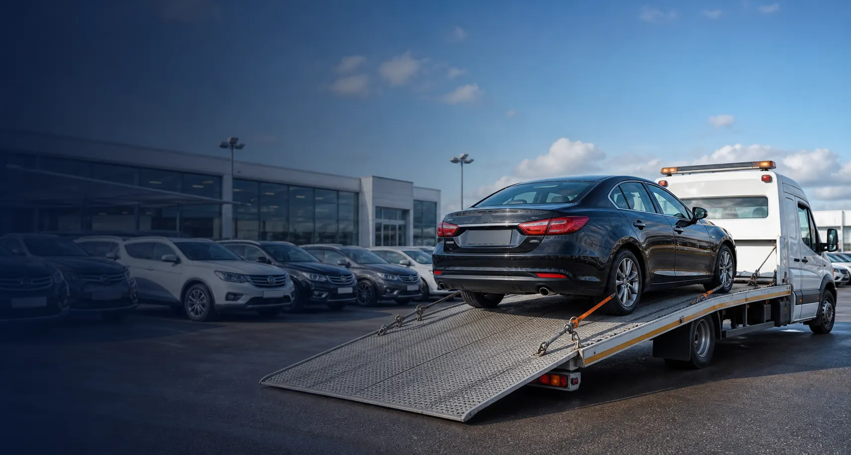 Car transporter for Oxford vehicle transport