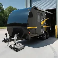 Caravan ready for transport